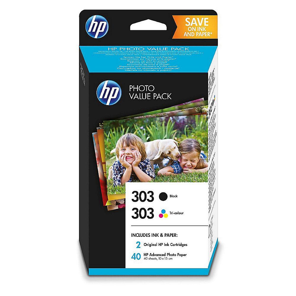 HP 303 Original Photo Value Pack Schwarz Farbe Z4B62EE