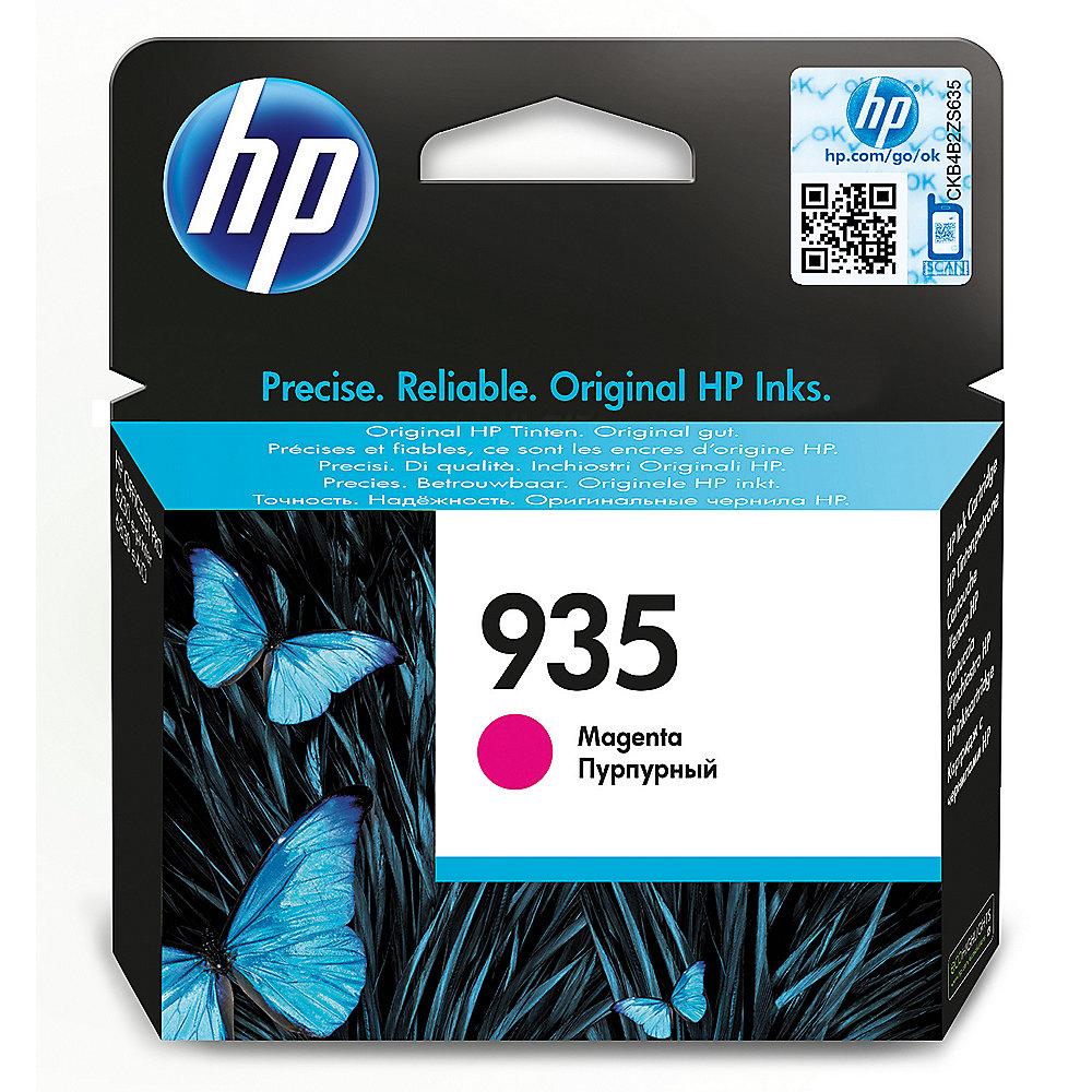 HP 935 Original Druckerpatrone Magenta C2P21AE für ca. 400 Seiten, HP, 935, Original, Druckerpatrone, Magenta, C2P21AE, ca., 400, Seiten