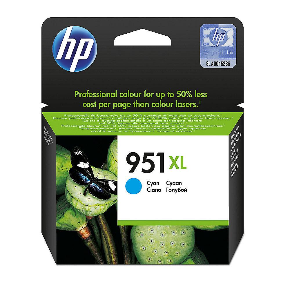 HP 951XL Original Druckerpatrone Cyan (CN046AE)   Gelb (CN048AE), HP, 951XL, Original, Druckerpatrone, Cyan, CN046AE, , Gelb, CN048AE,