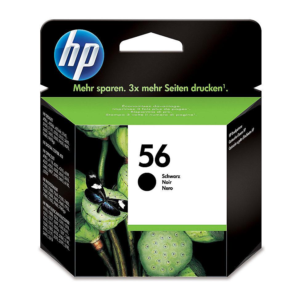 HP C6656AE Original Druckerpatrone 56 schwarz, HP, C6656AE, Original, Druckerpatrone, 56, schwarz