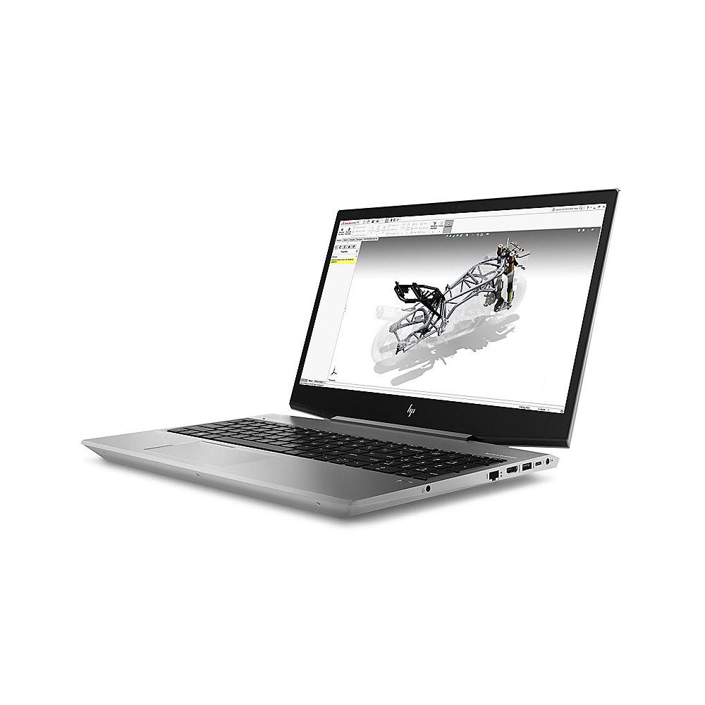 HP Campus zBook 15v G5 Notebook i7-8750H UHD 4K SSD P600 ohne Windows