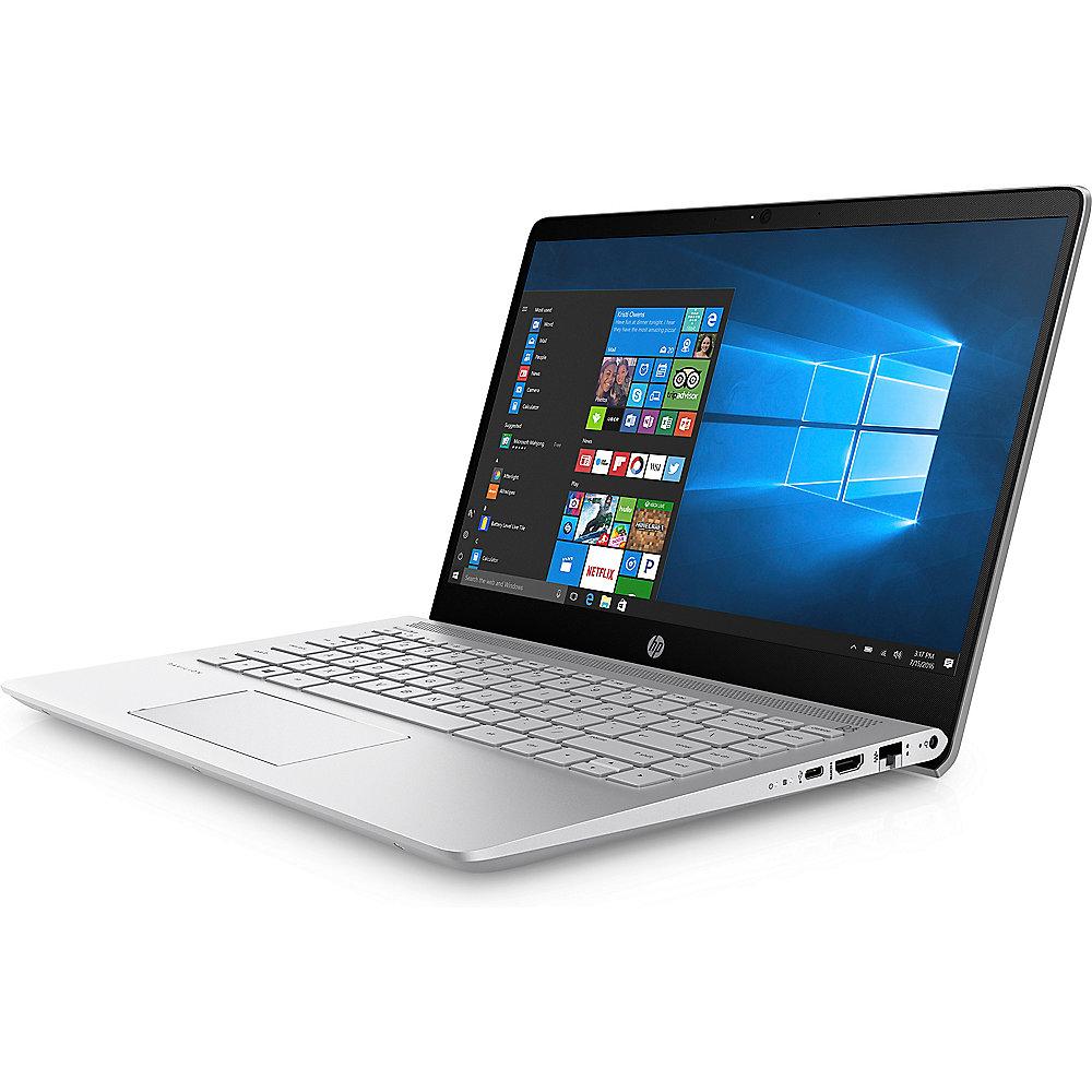 HP Pavilion 14-bf003ng Notebook silber i3-7100U SSD Full HD Windows 10