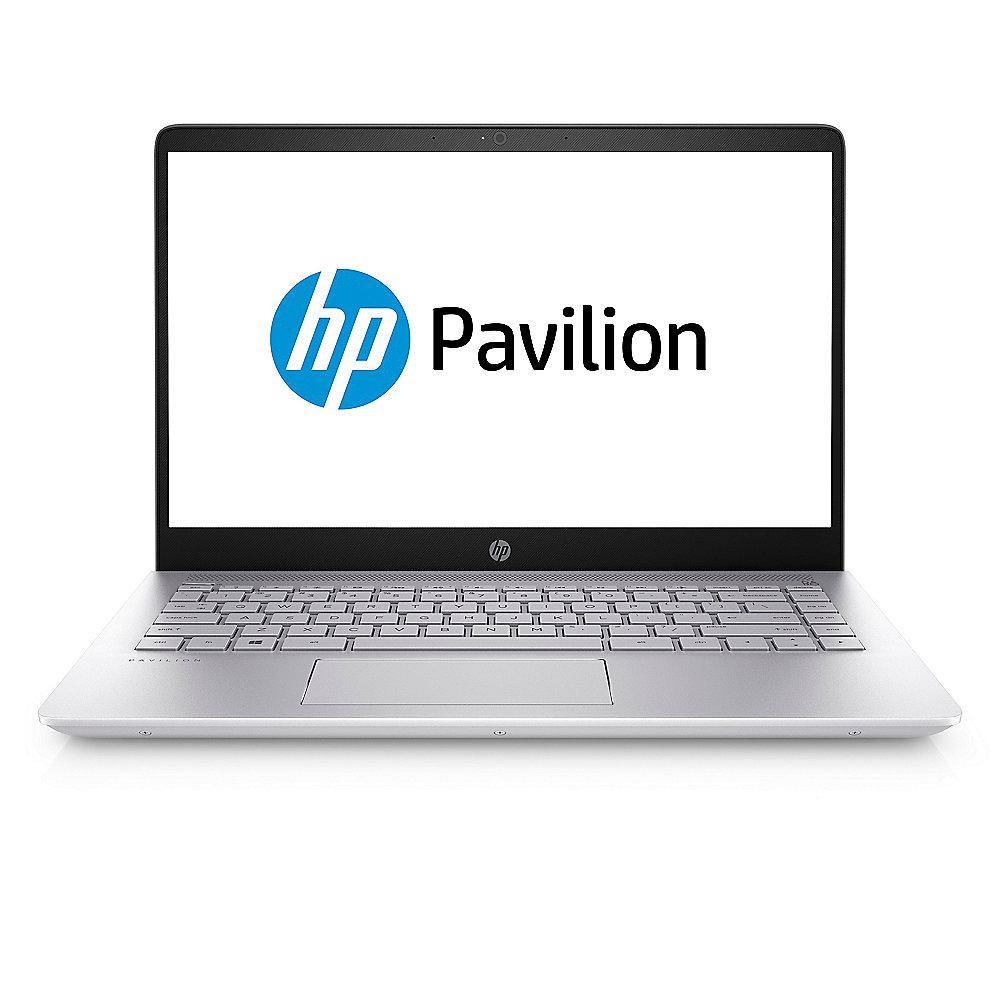 HP Pavilion 14-bf003ng Notebook silber i3-7100U SSD Full HD Windows 10