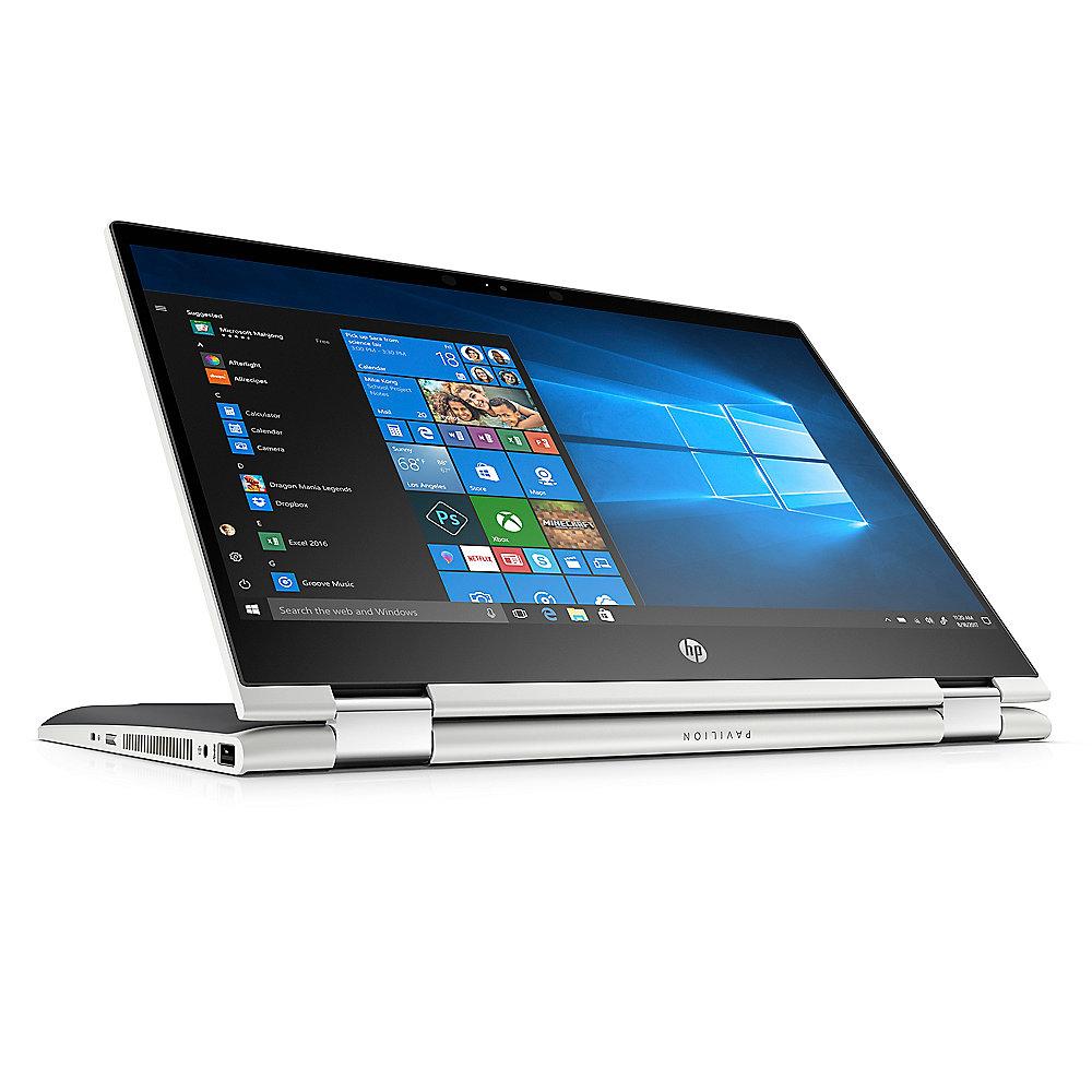 HP Pavilion x360 14-cd0103ng 2in1 Notebook silber i3-8130U Full HD SSD Win 10