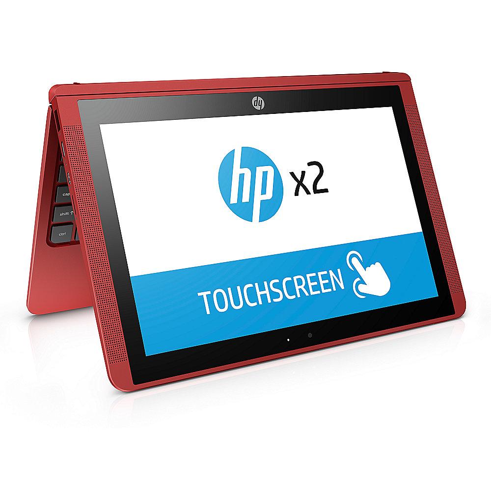 HP x2 10-p001ng 2in1 Touch Notebook rot x5-Z8350 32GB eMMC HD Windows 10