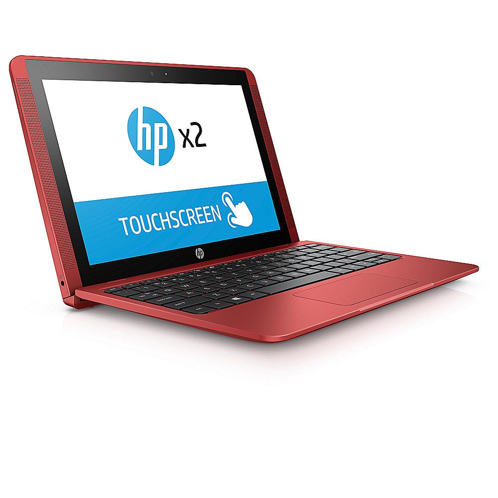 HP x2 10-p001ng 2in1 Touch Notebook rot x5-Z8350 32GB eMMC HD Windows 10