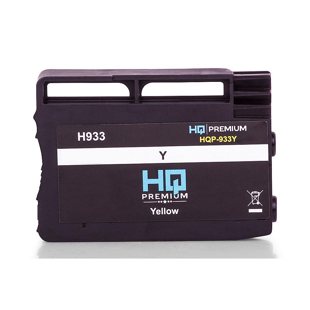 HQ-Premium Tintenpatrone ersetzt HP 933 Gelb, HQ-Premium, Tintenpatrone, ersetzt, HP, 933, Gelb