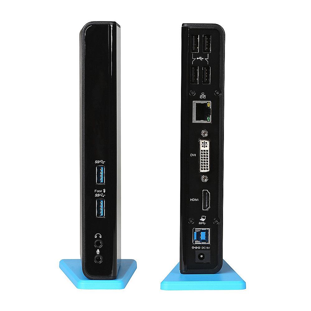 i-tec USB 3.0 Dual Docking Station HDMI/ DVI Full HD  2048x1152 Gigabit Ethernet, i-tec, USB, 3.0, Dual, Docking, Station, HDMI/, DVI, Full, HD, 2048x1152, Gigabit, Ethernet