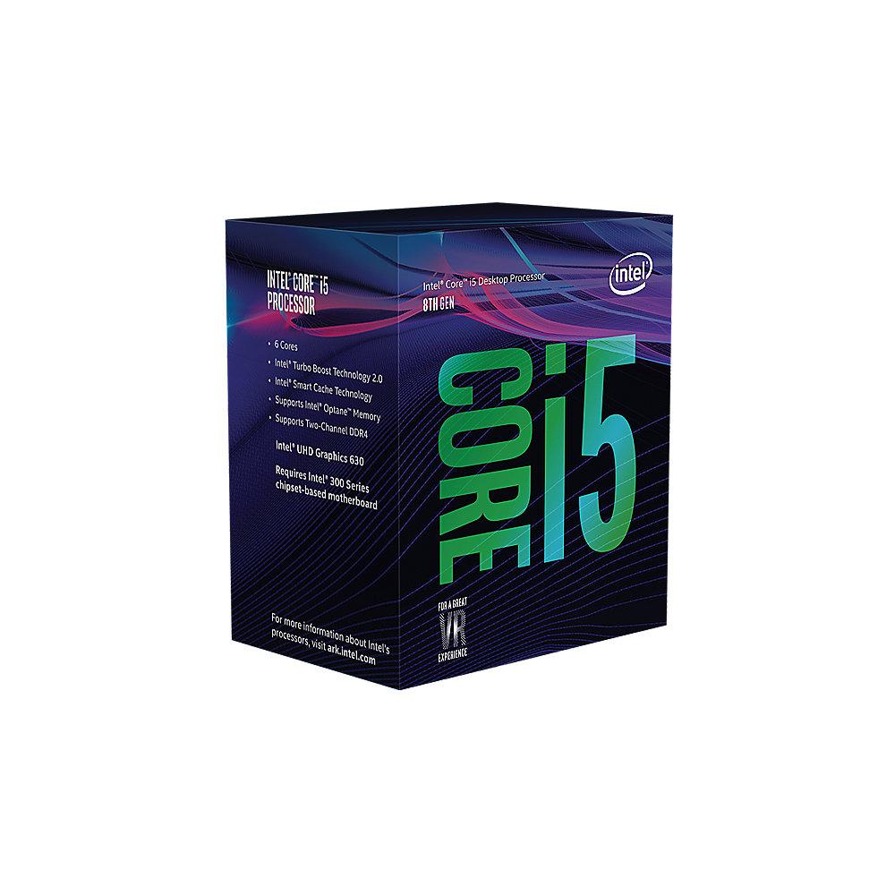 Intel Core i5-8600K 6x3,6 (Boost 4,3)GHz 9MB-L3 Cache  Sockel 1151 (Coffee Lake, Intel, Core, i5-8600K, 6x3,6, Boost, 4,3, GHz, 9MB-L3, Cache, Sockel, 1151, Coffee, Lake