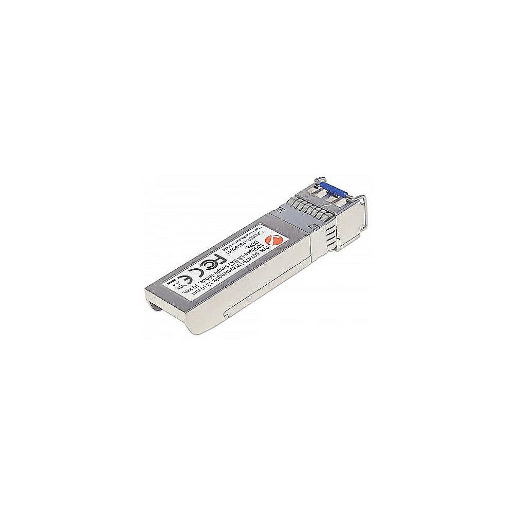 Intellinet 10Gigabit SFP  Mini-GBIC Transceiver für LWL-Kabel Singlemode 10km