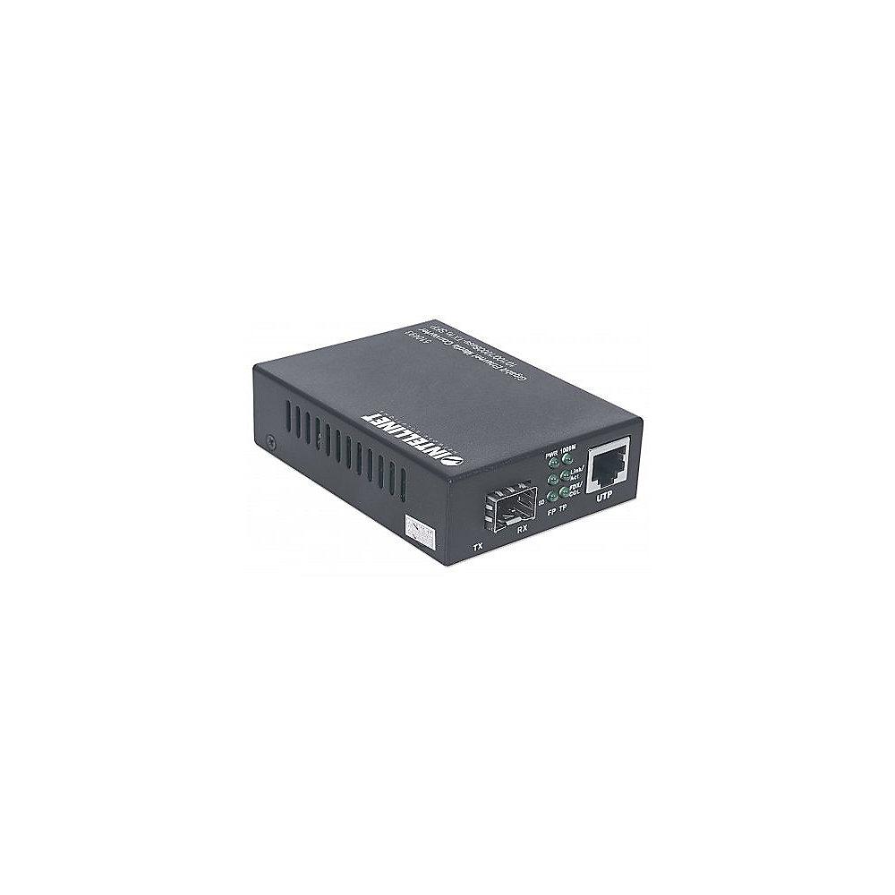 Intellinet Gigabit Ethernet auf SFP Medienkonverter leer, Intellinet, Gigabit, Ethernet, SFP, Medienkonverter, leer