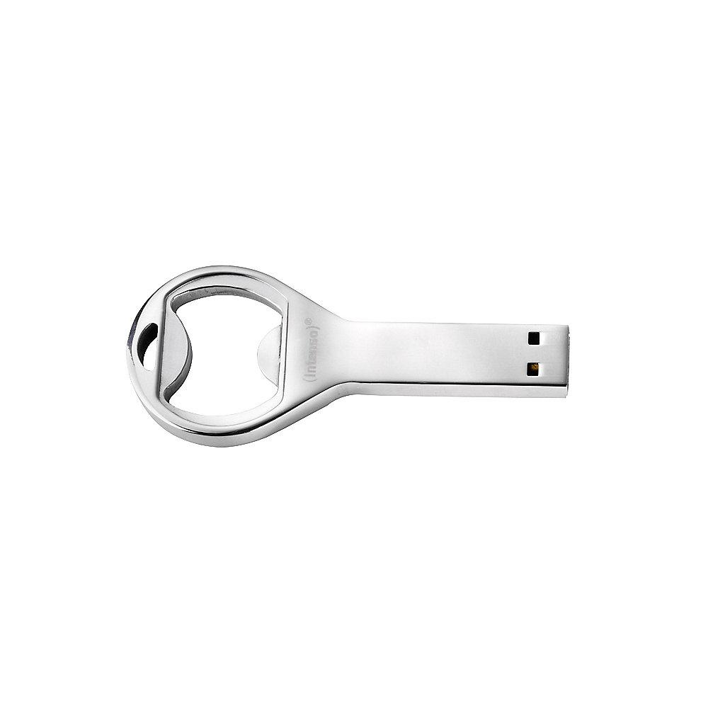 Intenso 16GB 3in1 Line USB Stick Flaschenöffner Schlüsselanhänger Design Metall, Intenso, 16GB, 3in1, Line, USB, Stick, Flaschenöffner, Schlüsselanhänger, Design, Metall