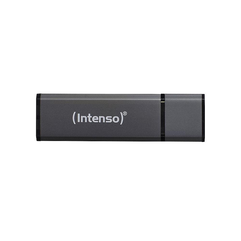 Intenso 16GB Alu Line USB 2.0 Stick anthrazit Aluminium