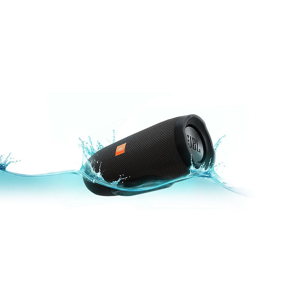 JBL Charge 3 Black Tragbarer Bluetooth-Lautsprecher Schwarz