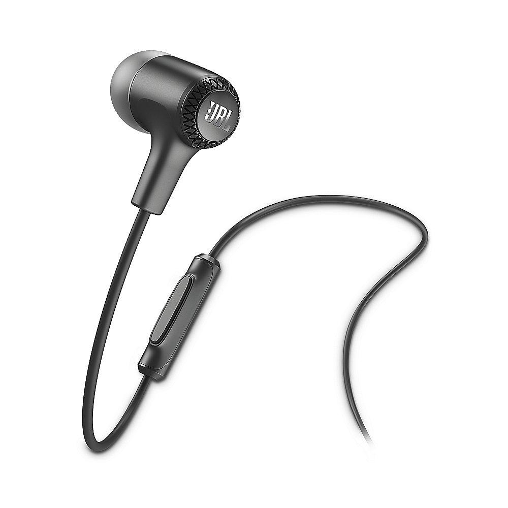 JBL E15 Schwarz - In Ear- Kopfhörer mit Mikrofon Kabelfernbedienung