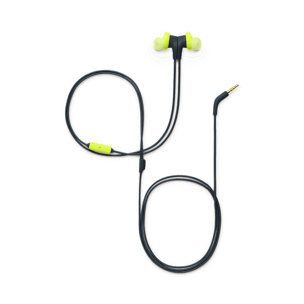 JBL ENDURANCE RUN Sport-In Ear-Kopfhörer Mikrofon schwarz/gelb