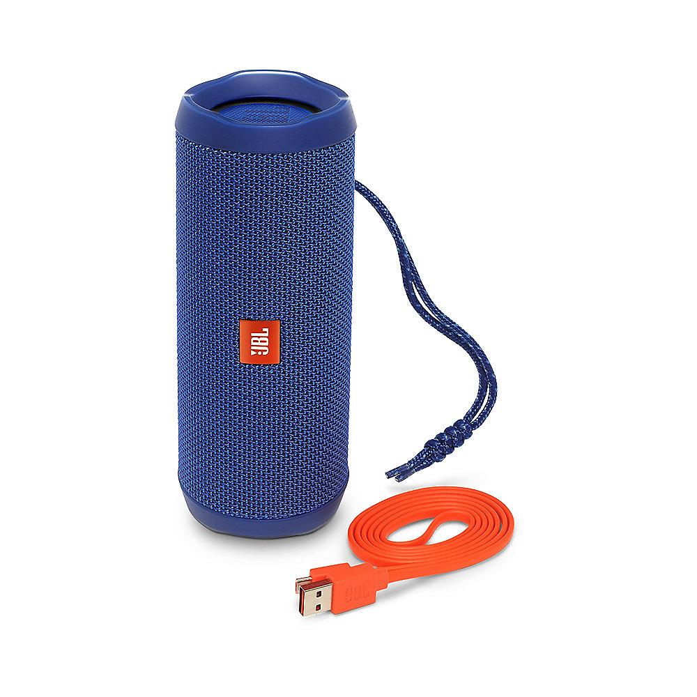 JBL Flip4 Bluetooth Lautsprecher blau