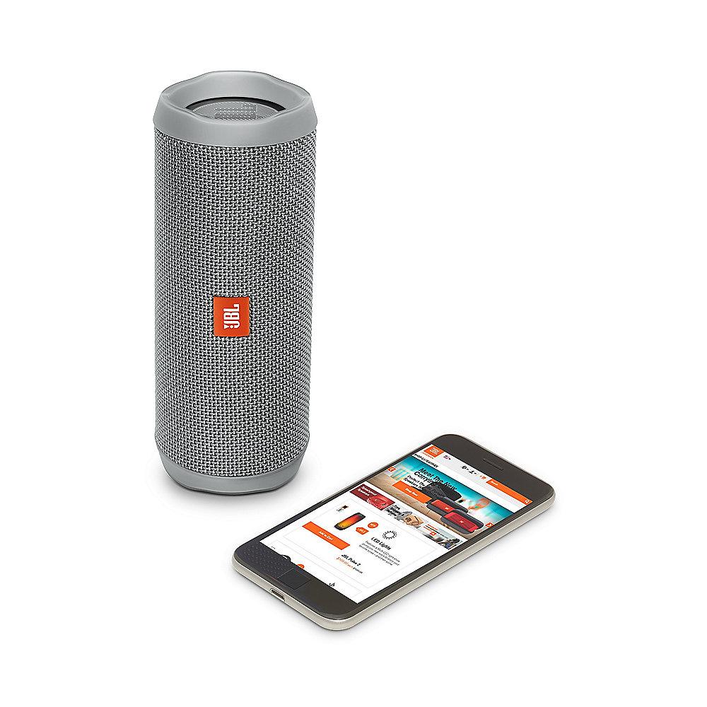 JBL Flip4 Bluetooth Lautsprecher grau