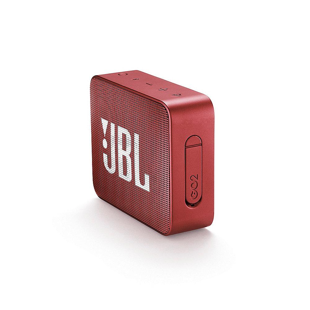 JBL GO2 Rot Ultraportabler Bluetooth Lautsprecher wasserdicht, JBL, GO2, Rot, Ultraportabler, Bluetooth, Lautsprecher, wasserdicht