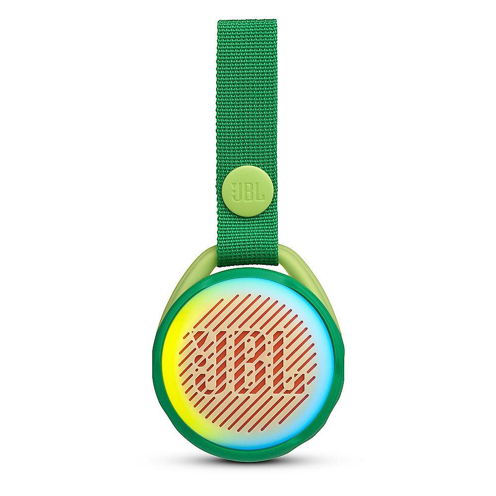 JBL JR Pop grün Tragbarer Bluetooth-Lautsprecher f. Kinder wasserdicht IPX7