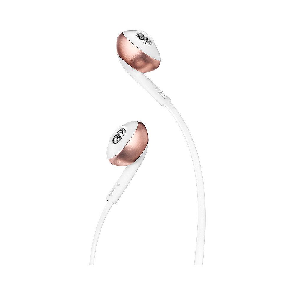 JBL T205 Rosegold - In Ear-Kopfhörer mit Mikrofon