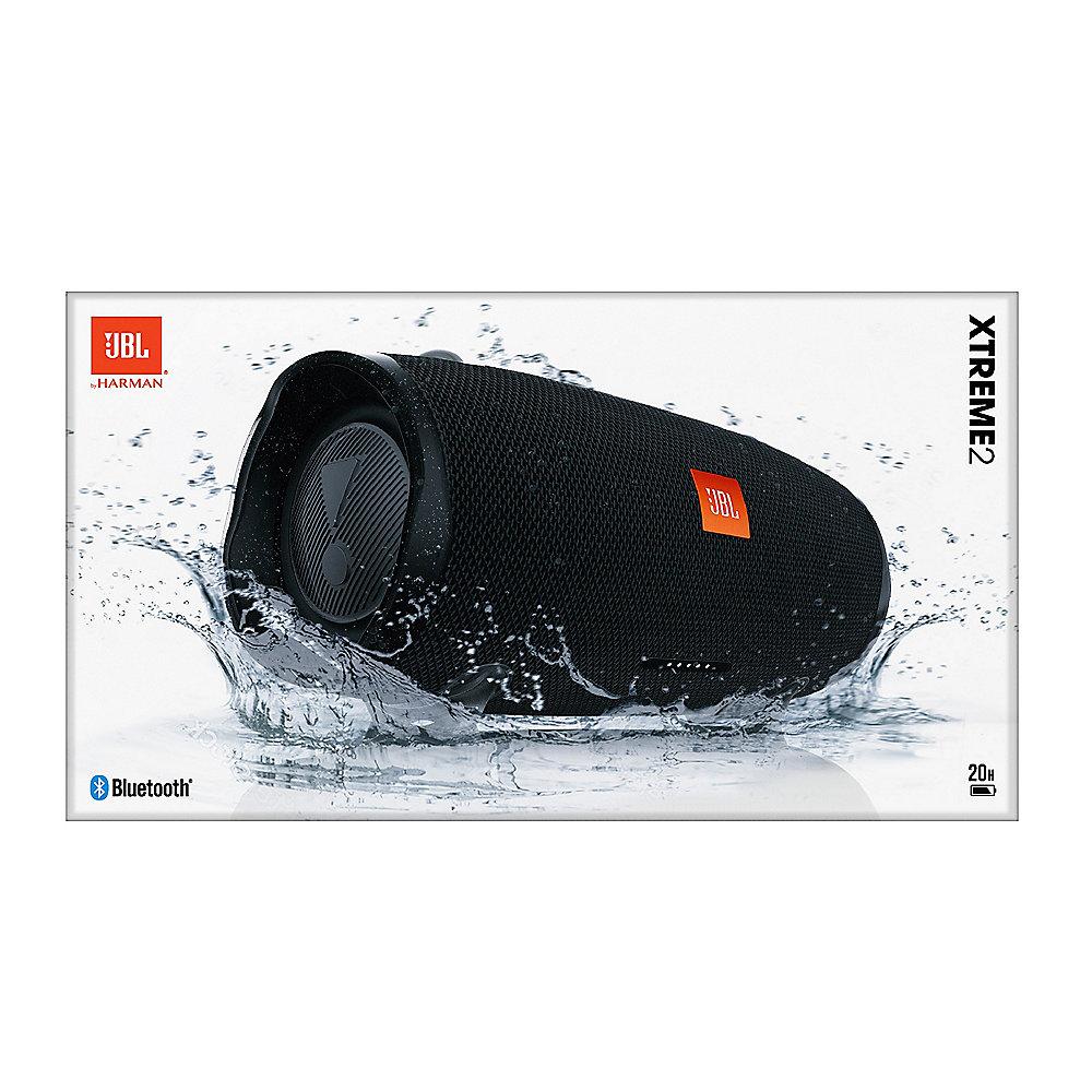 JBL Xtreme 2 Schwarz Bluetooth Lautsprecher IPX7 Wasserdicht, JBL, Xtreme, 2, Schwarz, Bluetooth, Lautsprecher, IPX7, Wasserdicht