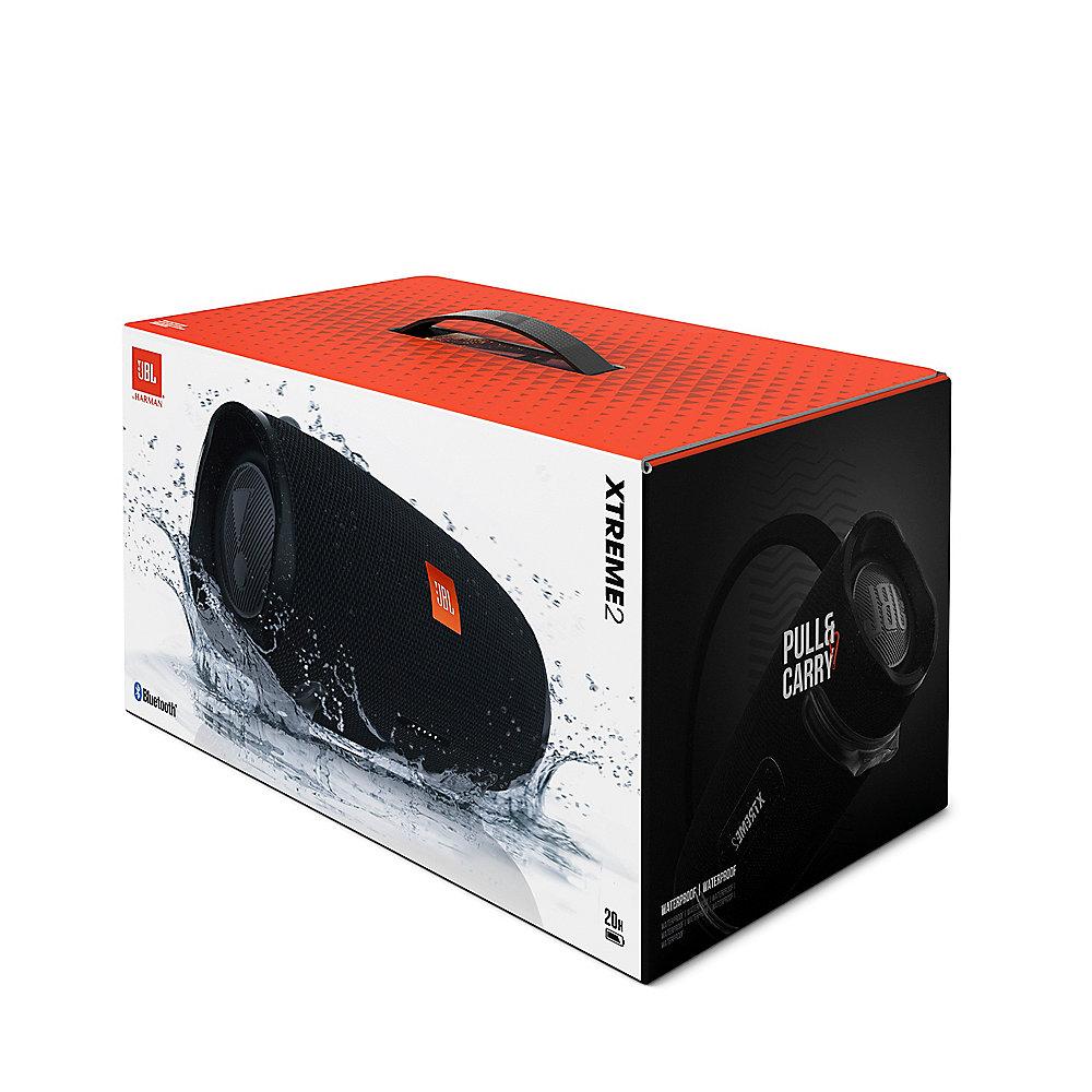 JBL Xtreme 2 Schwarz Bluetooth Lautsprecher IPX7 Wasserdicht, JBL, Xtreme, 2, Schwarz, Bluetooth, Lautsprecher, IPX7, Wasserdicht