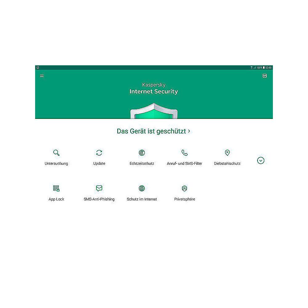 Kaspersky Internet Security   Android Security 1Gerät 1Jahr Minibox