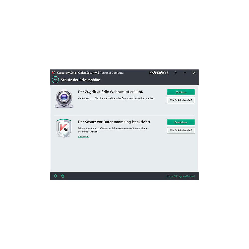 Kaspersky Small Office Security V5.0 Renewal Lizenz 15-19User 3 Jahre