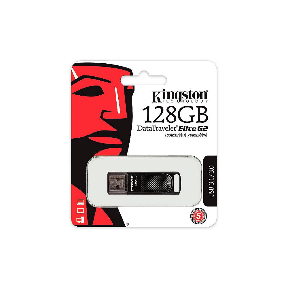 Kingston 128GB DataTraveler Elite G2 USB3.1 USB Stick, Kingston, 128GB, DataTraveler, Elite, G2, USB3.1, USB, Stick
