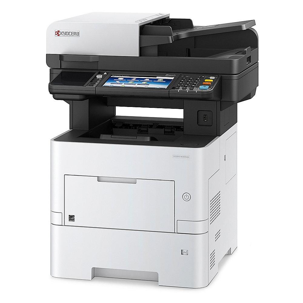 Kyocera ECOSYS M3655idn S/W-Laserdrucker Scanner Kopierer Fax LAN, Kyocera, ECOSYS, M3655idn, S/W-Laserdrucker, Scanner, Kopierer, Fax, LAN