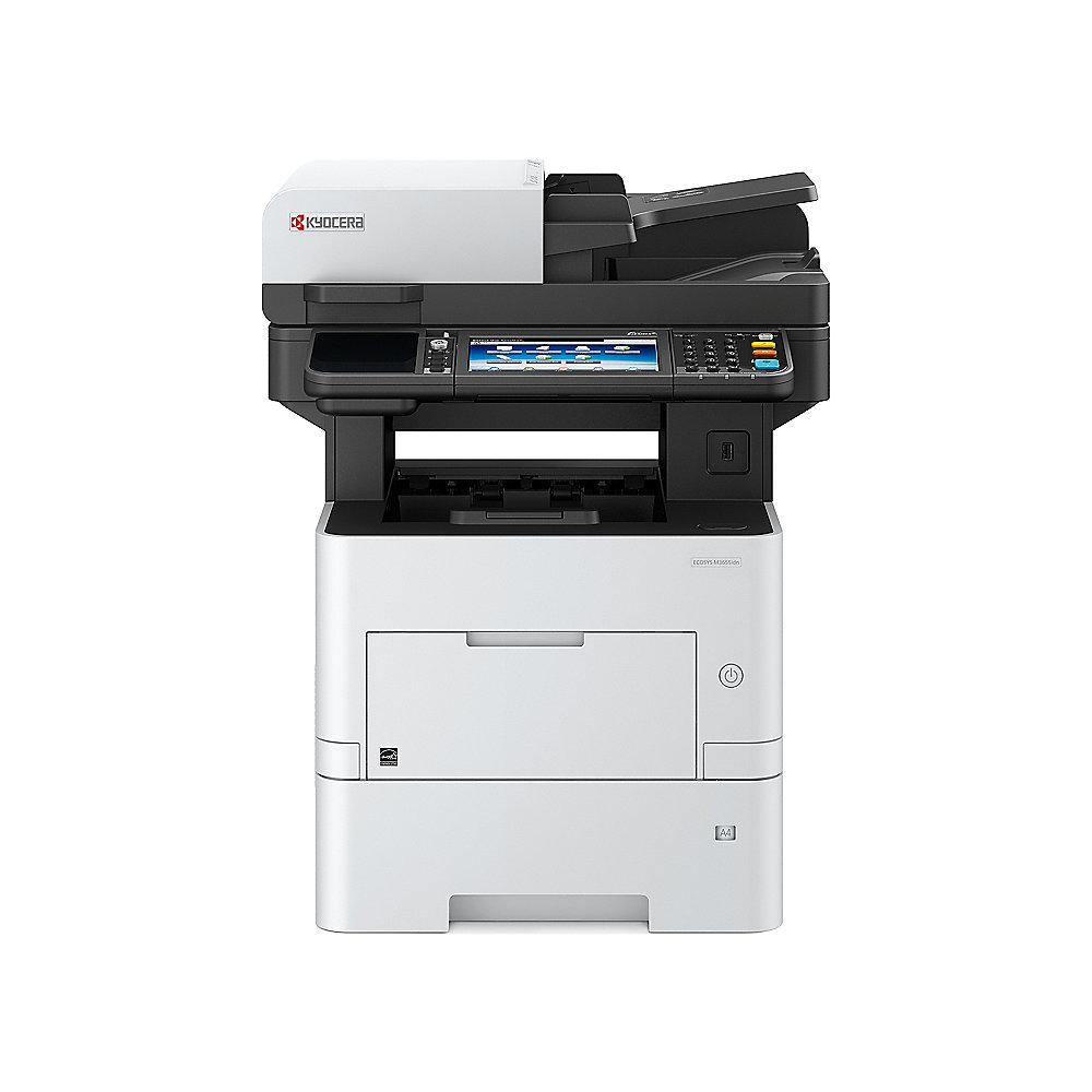 Kyocera ECOSYS M3655idn S/W-Laserdrucker Scanner Kopierer Fax LAN