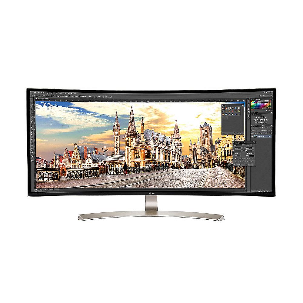 LG 38UC99-W 95,3cm (37.5") curved Profi-Monitor HDMI/DP 99 sRGB 8bit FRC