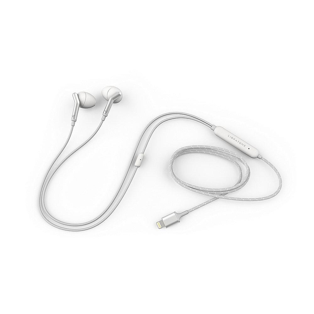 Libratone Q Adapt ANC In-Ear Lightning Hörer mit Noise Canceling cloudy white