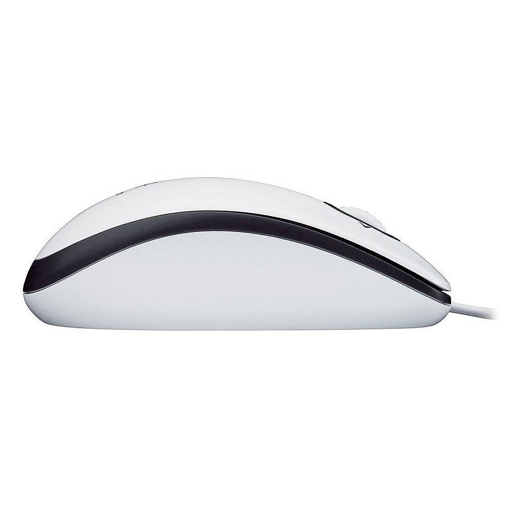 Logitech M100 Kabelgebundene Maus Weiß 910-001605