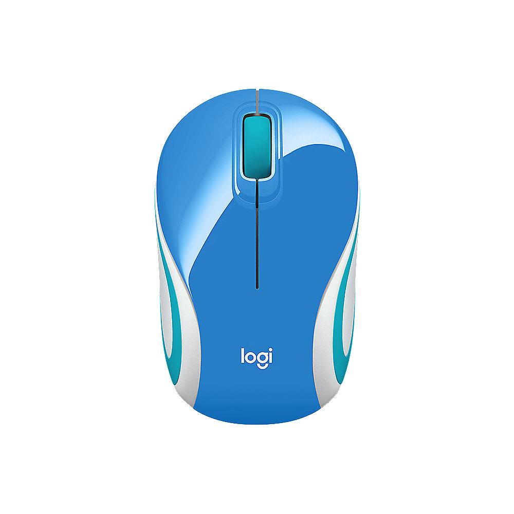 Logitech M187 Kabellose Ultra Portable Maus blau 910-002732, Logitech, M187, Kabellose, Ultra, Portable, Maus, blau, 910-002732