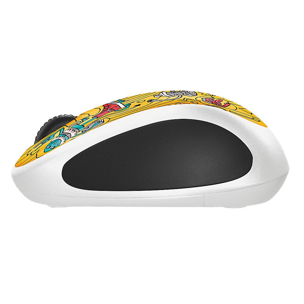 Logitech M238 Kabellose Mobile Maus Doodle Collection GO-GO GOLD 910-005056