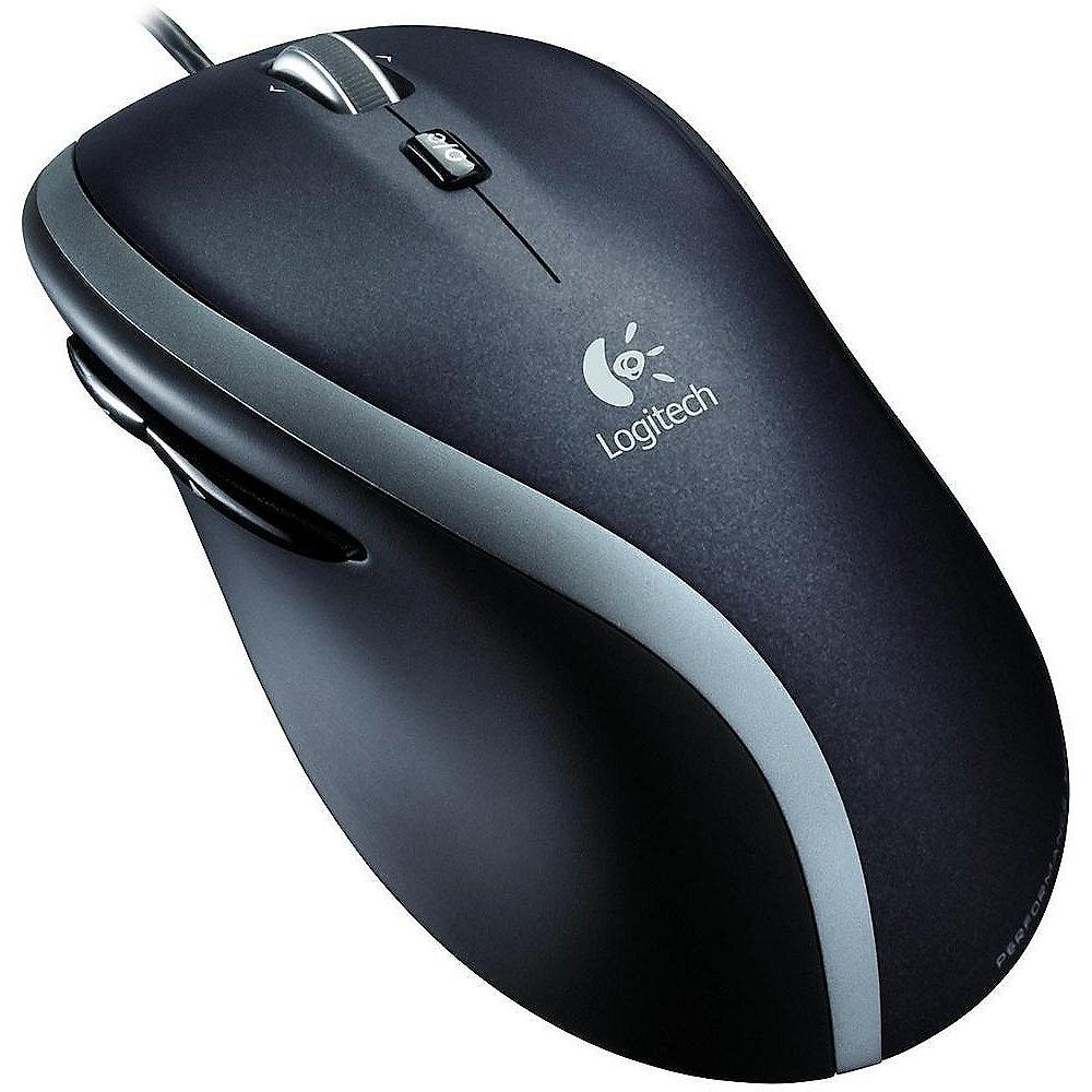 Logitech M500 Kabelgebundene Maus Schwarz 910-003726