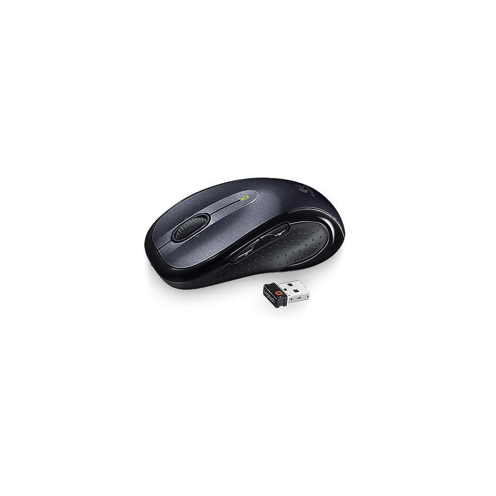 Logitech M510 Kabellose Maus Dunkelgrau 910-001826