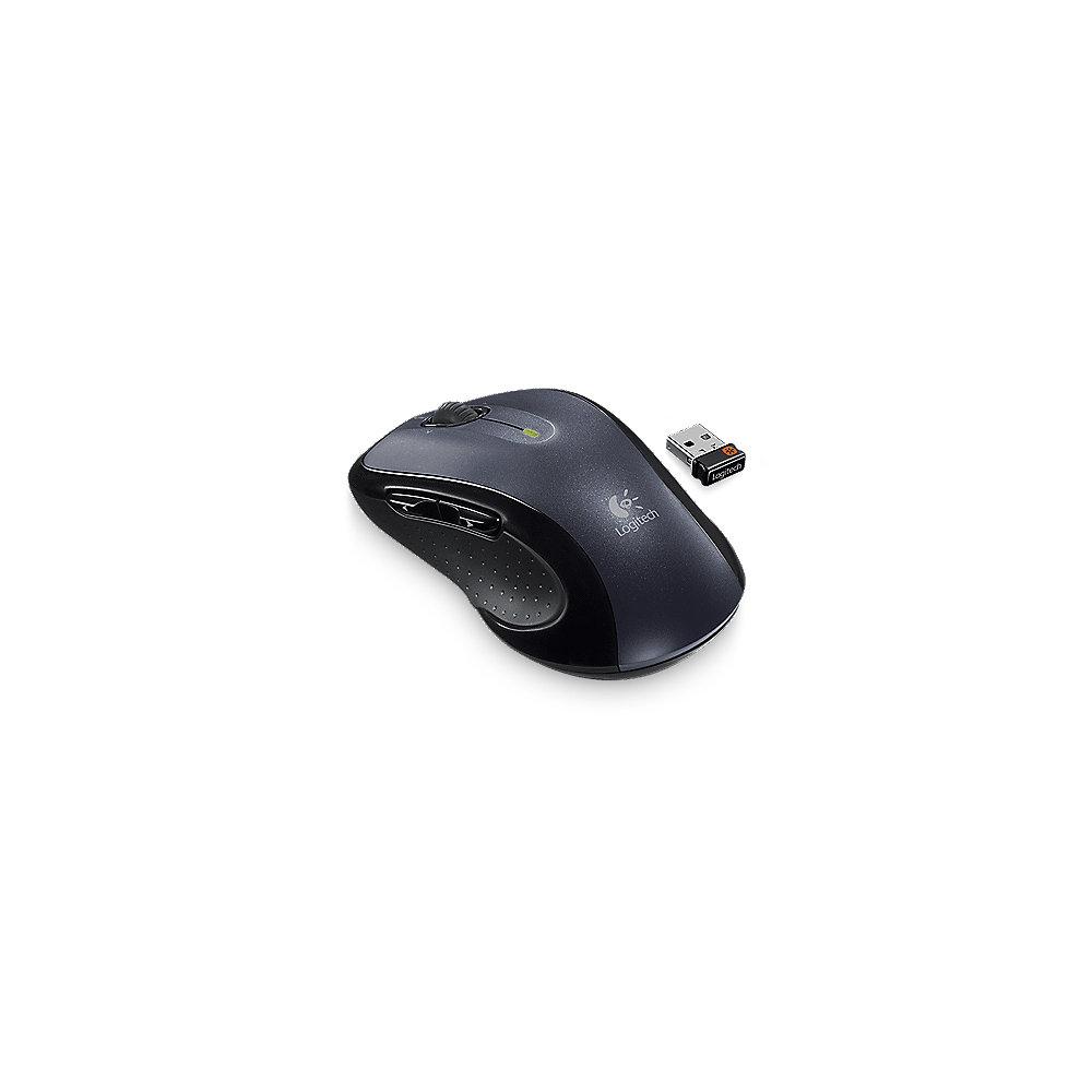 Logitech M510 Kabellose Maus Dunkelgrau 910-001826