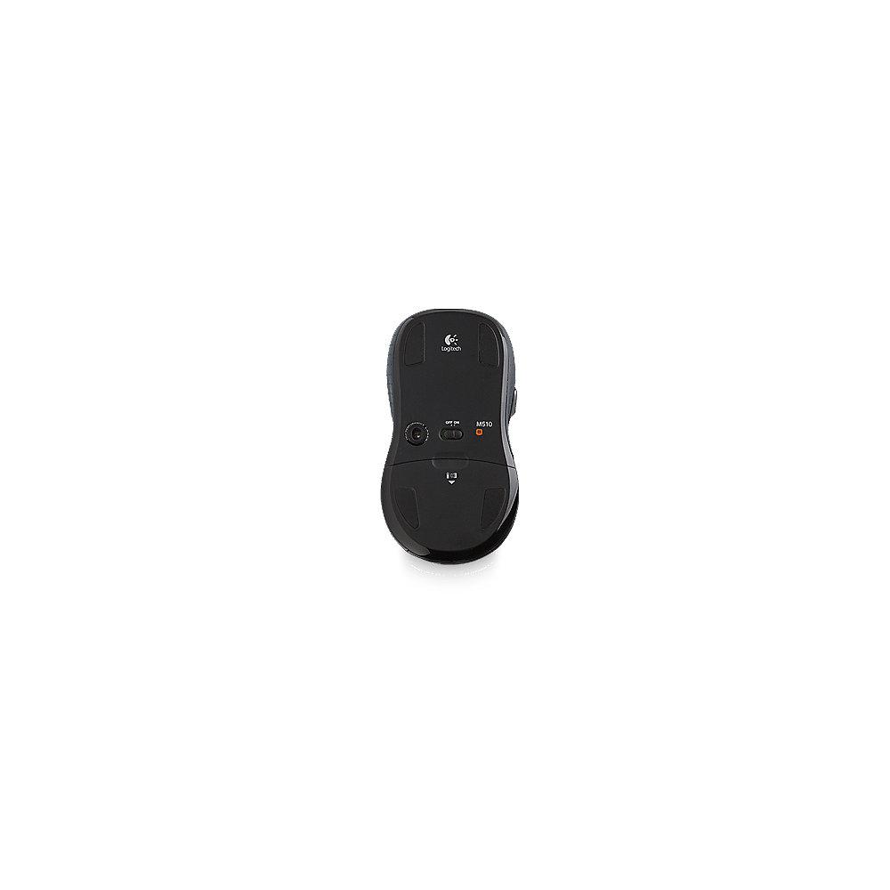 Logitech M510 Kabellose Maus Dunkelgrau 910-001826