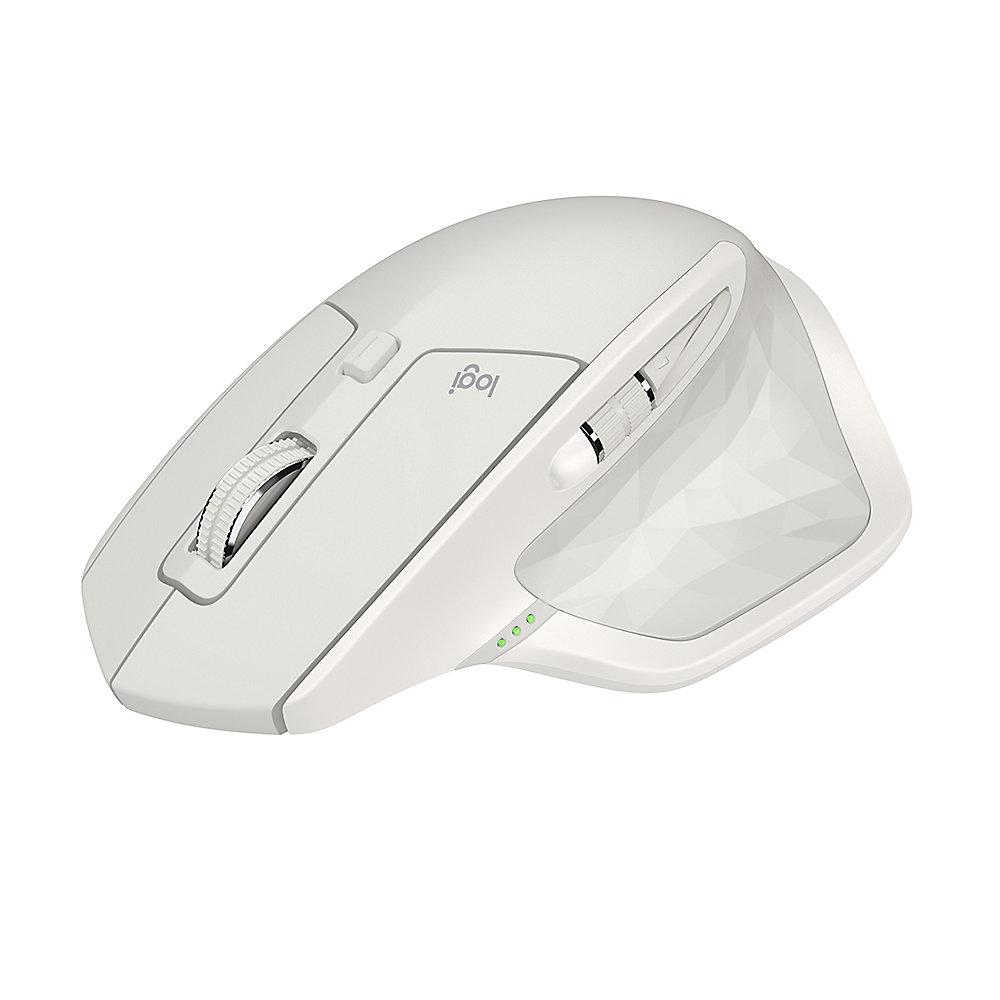 Logitech MX Master 2S Kabellose Maus PC/Mac Hellgrau 910-005141