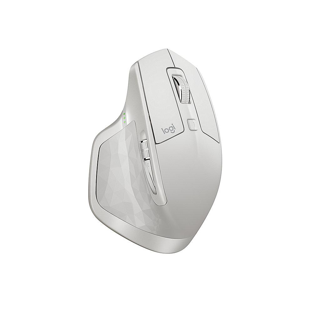 Logitech MX Master 2S Kabellose Maus PC/Mac Hellgrau 910-005141