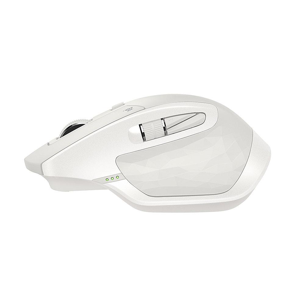 Logitech MX Master 2S Kabellose Maus PC/Mac Hellgrau 910-005141