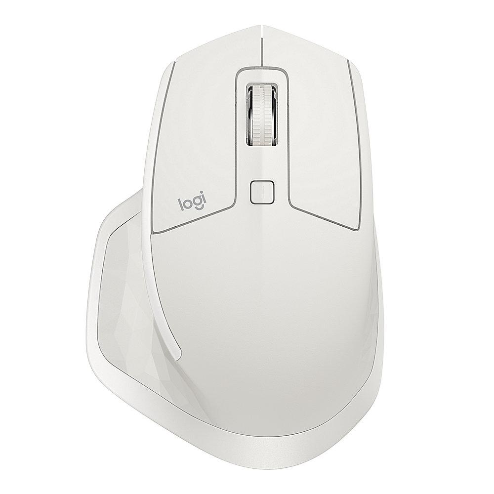 Logitech MX Master 2S Kabellose Maus PC/Mac Hellgrau 910-005141