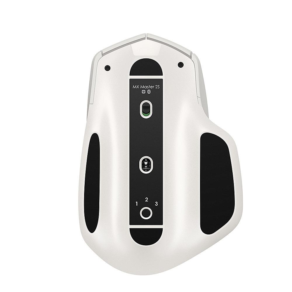 Logitech MX Master 2S Kabellose Maus PC/Mac Hellgrau 910-005141