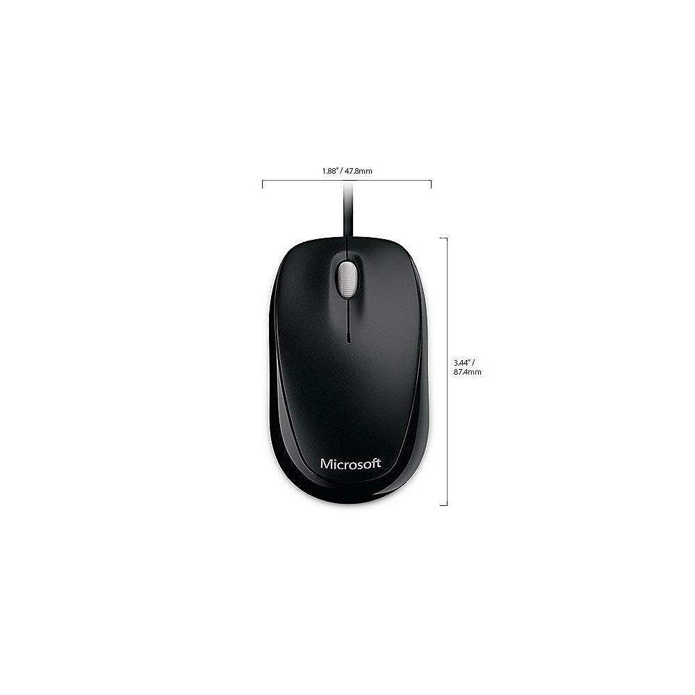 Microsoft Compact Optical Mouse 500 USB schwarz Bulk, Microsoft, Compact, Optical, Mouse, 500, USB, schwarz, Bulk