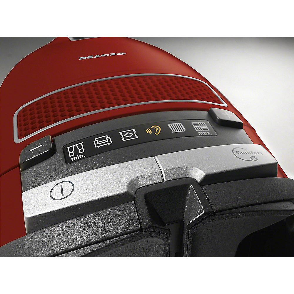 Miele Complete C3 Red EcoLine Staubsauger mit Beutel EEK A  mangorot