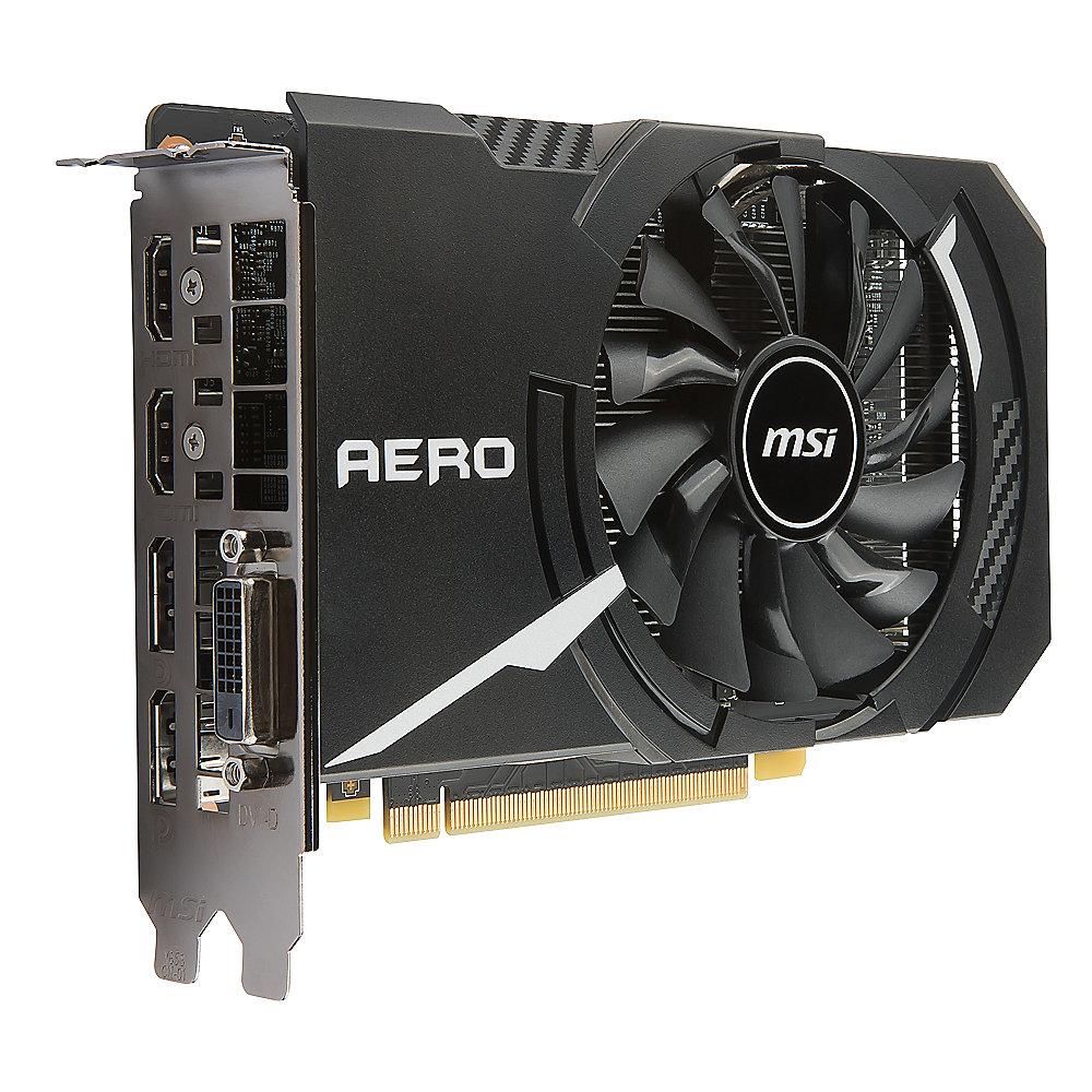 MSI GeForce GTX 1060 Aero ITX 6G OC 6GB GDDR5 Grafikkarte DVI/2xHDMI/2xDP