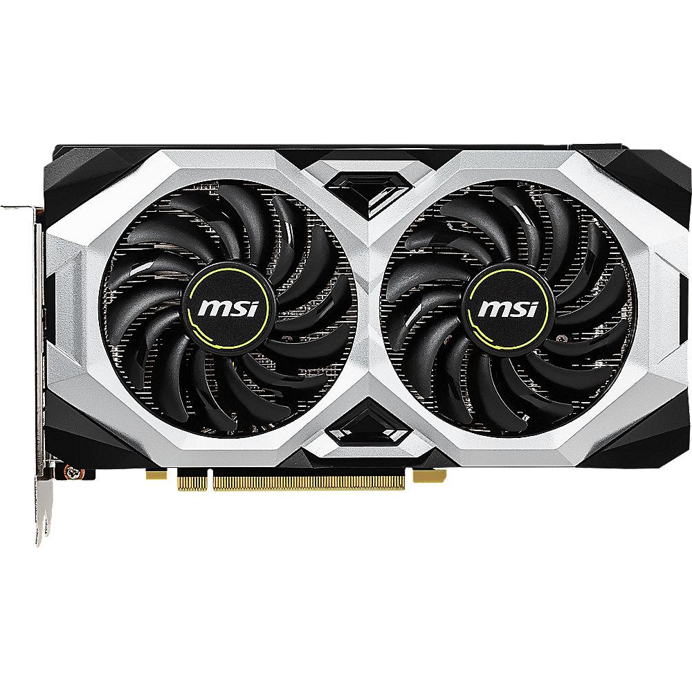 MSI GeForce RTX 2060 Ventus OC 6GB GDDR6 Grafikkarte 3xDP/HDMI, MSI, GeForce, RTX, 2060, Ventus, OC, 6GB, GDDR6, Grafikkarte, 3xDP/HDMI